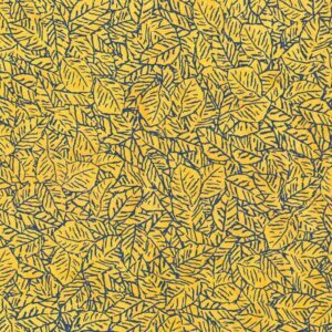 Carnets différents formats – Couverture papier népalais feuillage jaune et bleu