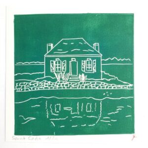 Linogravure Saint Cado